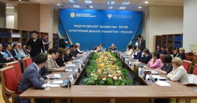 В Астане открылась Аллея вечной дружбы Казахстана и России