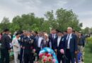 Ұлы Жеңістің 80 жылдығына арналған гүл қою рәсімі өтті