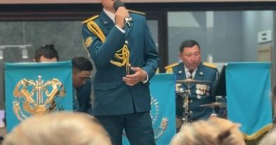 ҚР Ұлттық ұланы 5513 әскери бөлімінің оркестрі Тараз жұртын Отан қорғаушылар күнімен қуантты